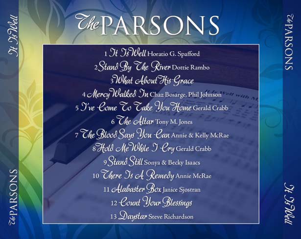 THE PARSONS NEW CD