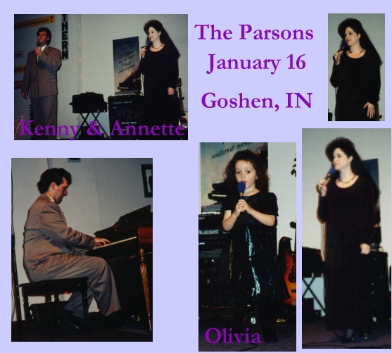 Parsons in Concert - Jan. 16th
